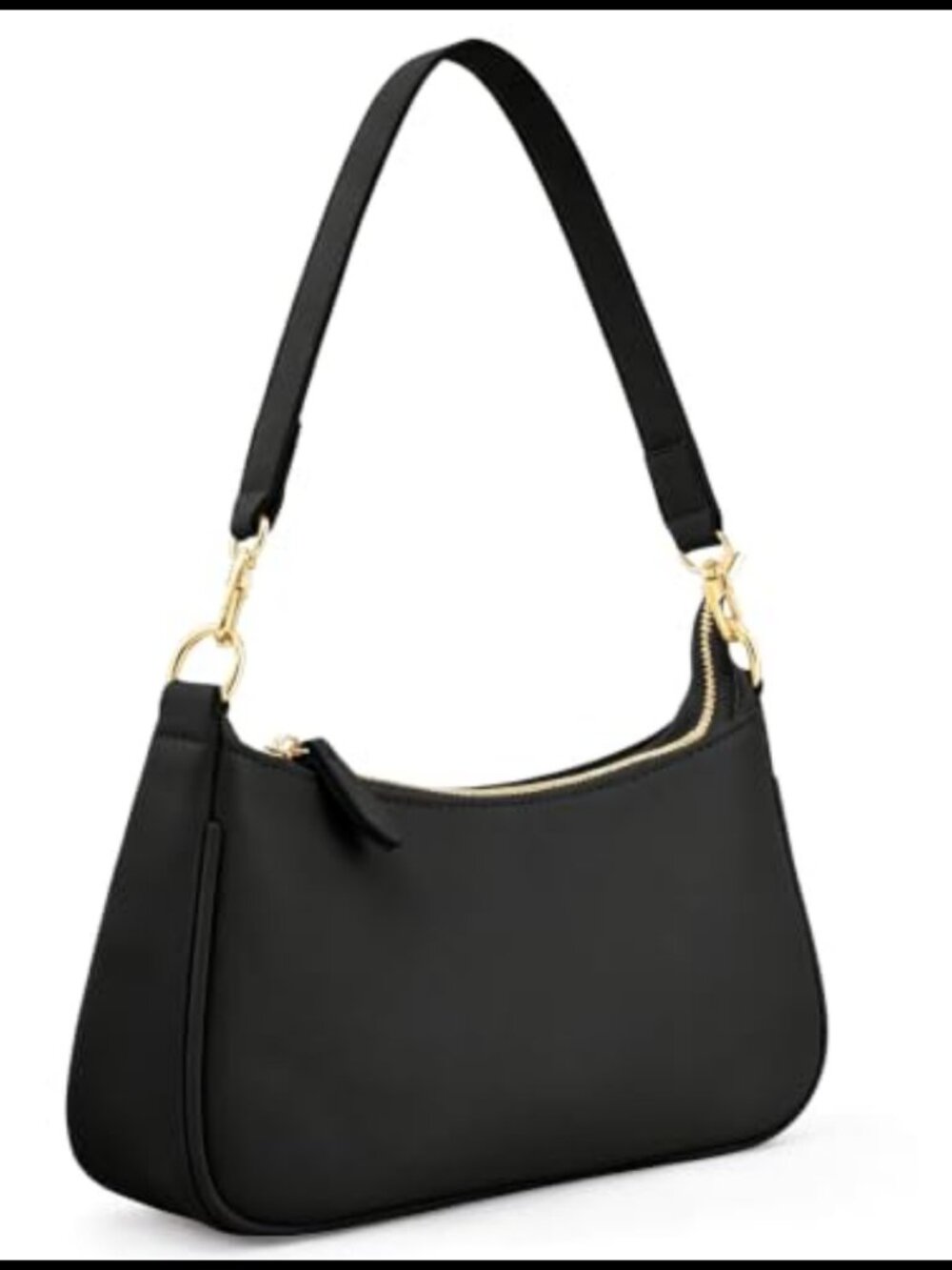 Small PU Leather Hobo Shoulder Bag with Removable Chain Strap